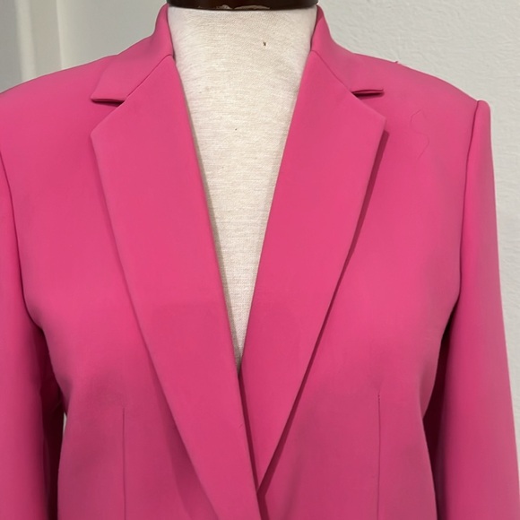 Zara pink fully lined blazer size M in pristine condition - Picture 2 of 8